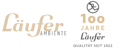 100 Jahre Laeufer Ambiente Logo Qualitaet seit 1922